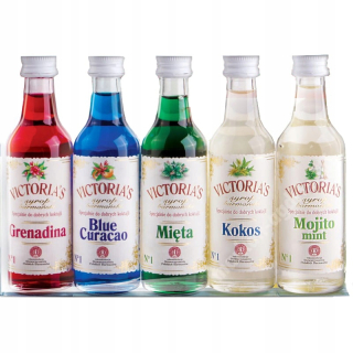 Victoriasove sirupy pre kokteily a nápoje 5 x 50ml