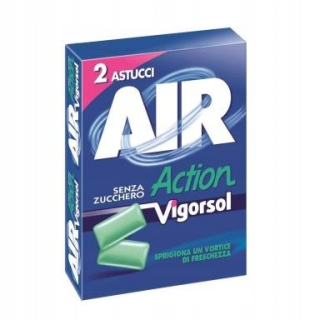 Vigorsol Vzduchová žuvačka bez cukru 2x 29 g