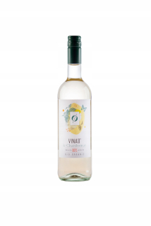 VINA'0 CHARDONNAY BIO 0,75 - SLADKÉ BIELE VÍNO 0%