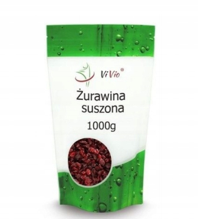 Sušené ovocie - Vivio Cranberry Sušené 1000G 1KG