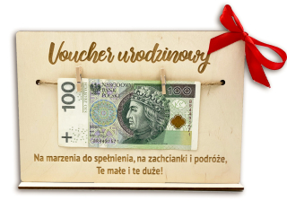VOUCHER darček k narodeninám 18 30 40 50 60 70