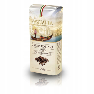 Zrnková káva -  Vasspiatta Crema Italiana Káva Beans 1kg Krakow
