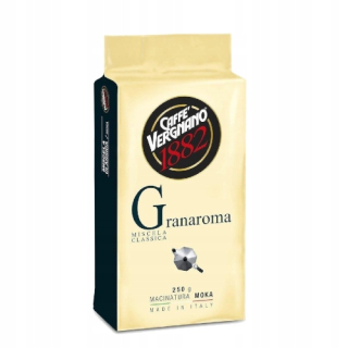 Káva mletá -  Vergnano Gran Aroma 250 g mletej kávy x 12