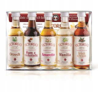 Sirup s kávou Victoria's Bartender sirup 5x50 ml