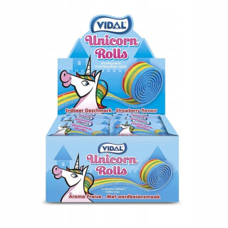 VIDAL BELL BELL UNICORN ROLLS STRAHBERY 24 ks