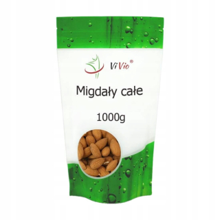 Orechy - Vivio Mandle v celku a bez škrupín 1000g