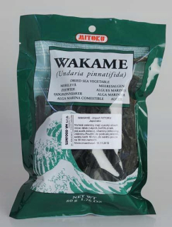Japonska kuchyňa - Wakame - Seaweed ALGAE ALGAY japonský wakame 50g
