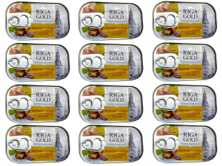 PEČENIA S TESNOU VO VLASTNOM TUKU 12x121g RIGA