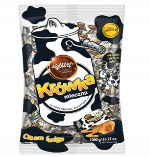 Cukrovinky WAWEL Fudge s mliekom 1 kg vrece