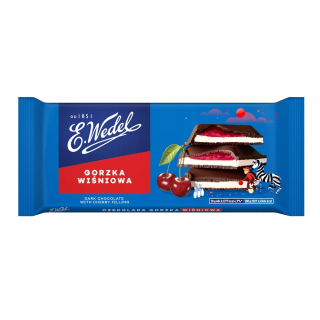 Wedel Chocolate Bitter Cherry 100g -4ztuki