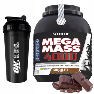 Gainer - WEIDER GIANT MEGA HMOTNOSŤ 4000 3000g + ZADARMO