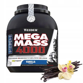 Gainer - Weider Mega Mass 4000 3000g Hmotnostná sila Gainer