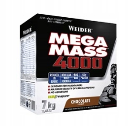 Gainer - WEIDER MEGA HMOTNOSŤ 4000 7 kg JAHODA