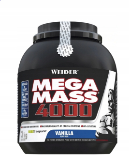Gainer - WEIDER SUPER MEGA MASS 4000 3KG MUTANT XXL VANILIA