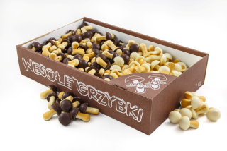 Veselé huby cookies s čokoládovým mixom - 1kg