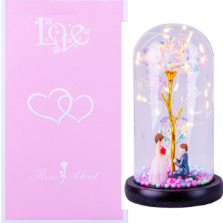 Darček na Valentína - Večná ruža NorimpEx 20 cm