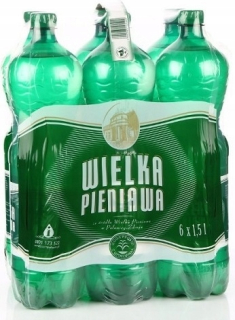Veľké peniaze 1.5L obsahuje prírodné CO2 - 6 ks