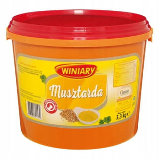 WINIARY Horčica Mierna 3,3 kg