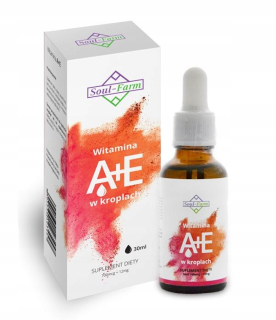 Vitamín A + E v kvapkách (700mcg + 12 mg) 30 ml