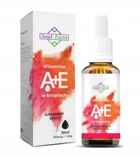 Vitamín A + E v kvapkách (700mcg + 12mg) 30 ml - duša