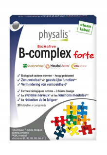 Vitamín B Forte 30 tabliet (25 g) - PHY