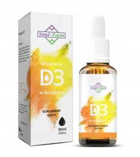 Vitamín D3 v kvapkách (2000 IU) 30 ml - Farma duše