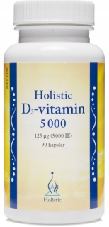 Vitamín D3 z lanolínu s vysokou dávkou 5000 a 90 kapsúl.