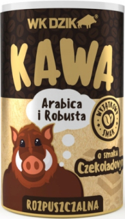 Instantná káva -  WK divoká čokoládová káva rozpustná 150g chuť