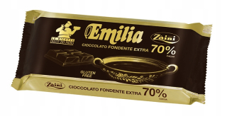 Talianska čokoláda Bitter70% pre pečený tovar Emilia 400g