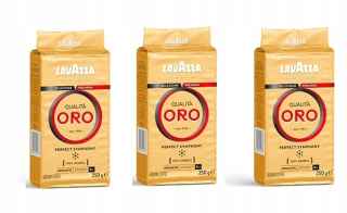 Káva mletá - ITALSKÁ LAVAZZA ORO 3x 250g mletá káva