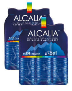 VODA ALCALIA 12 X 1,5 L N / PET PLYN pH 9,36