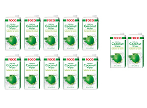 Kokosová voda 100% KOKOS FOCTION 1L PROMO 10 + 2 ZADARMO