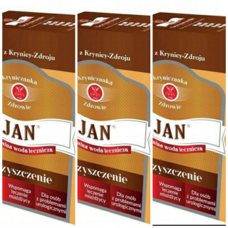 Liečivá voda Jan 5L Krynica Zdrój - Nastaviť 3 ks