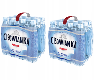 Minerálna voda sýtená Cisowianka 24 ks. 0,5l