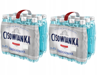 Minerálna voda mierne zafarbená Cisowianka 24 kusov