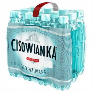 Minerálna voda Non-Uhlited Cisowianka 12 ks. 0,5l