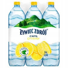 Chuť vody Żywiec Zdrój s poznámkou citrónu 1,2l 6ks