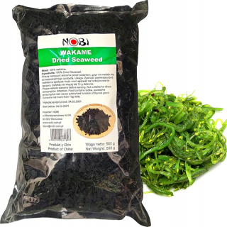 Japonska kuchyňa - Wakame Seaweed - Sušené riasy Marine ALGAE 500G