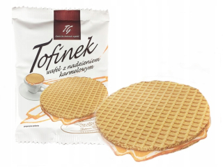 Waffle Tofine s karamelovým výplňou tago 24x40g