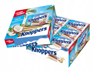 Knoppers Coconut Waffles 25G x 24 ks. Vydanie lim