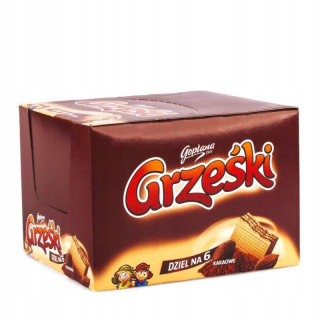 Kakaové oblátky goplana grześki bez plniacej 36x 26g