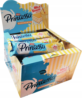 Vaflová princezná banána mlieka shake / op. 30 ks