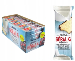Mliečne vafle Highlanders 50g X36PCS