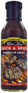 Walden Sauce BBQ Pikantné gril bez nuly cukru
