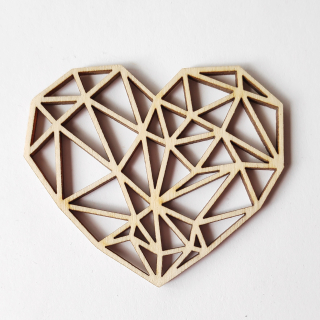 Darček na Valentína - Valentín Scrapki dekorácie geometrickej srdcovej lásky