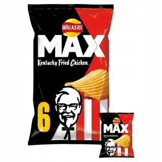 Prechádzky MAX CHIPS KFC WIELOPAK 6X27G