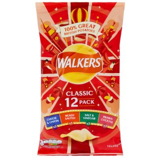 Walkers Mix - Zemiakové čipy 12 x 25G UK
