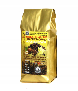 Zrnková káva - Vanilka a orech, čerstvo pražená kavka čierna 1kg