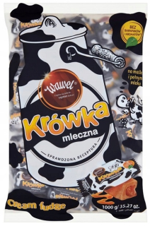 Mliečne rúže Wawel Milk Fudge Milk 1000 g