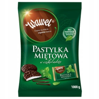 Tablet Wawel Mint v 1kg čokoláde